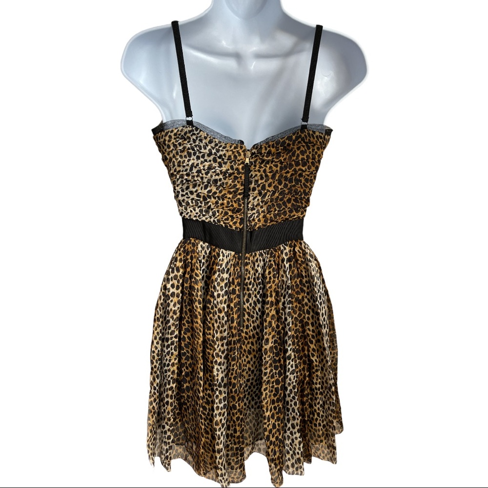 DOLCE and GABBANA LEOPARD PARTY DRESS SIZE SMALL - Picture 2 of 8